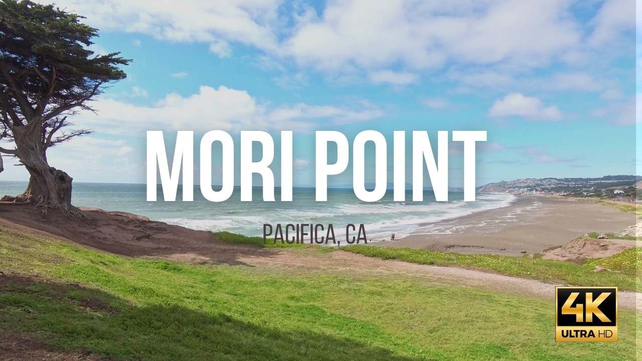 Relaxing Walk in 4k - Coastal Cliffs & Ocean Breeze Mori Point Pacifica