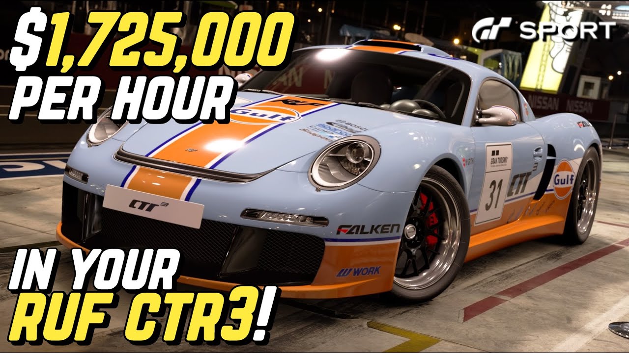 EARN $1,725,000 *per hour* with your RUF CTR3!!