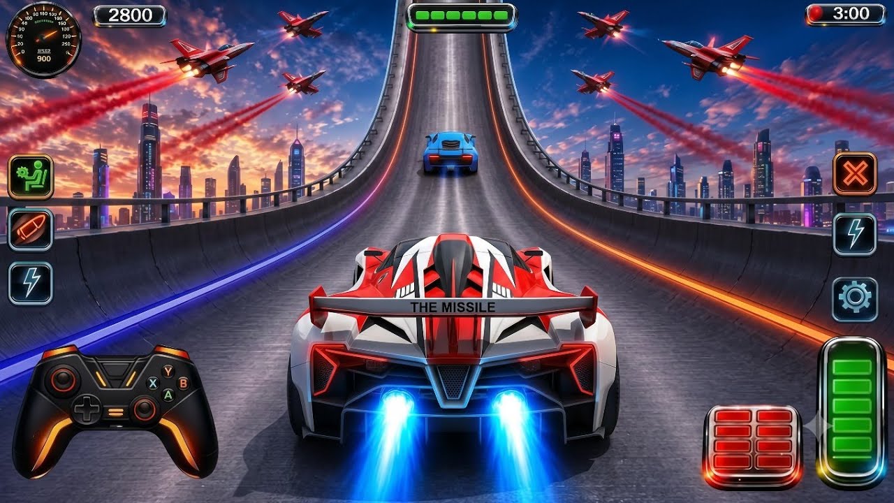 GT Car Stunt Master 3D - Impossible GT Car Racing Simulator Android Gameplay
