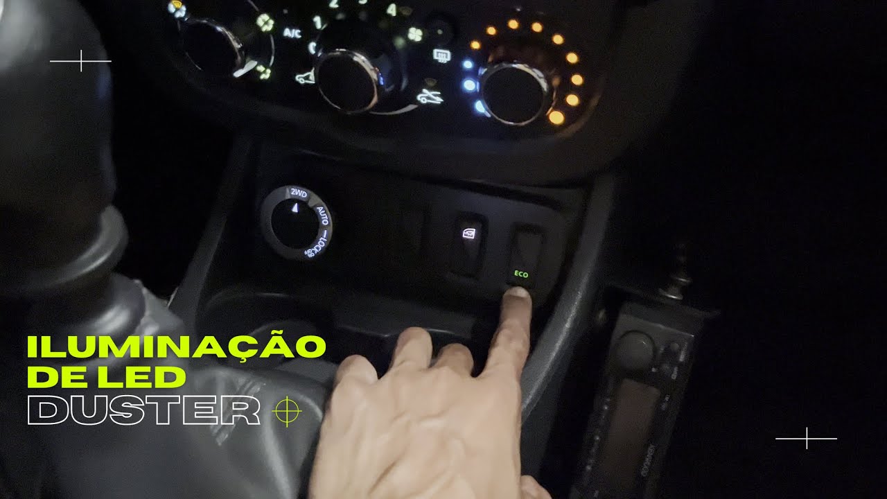 COMO TROCAR A LUZ DO AR-CONDICIONADO DO RENAULT DUSTER POR LED
