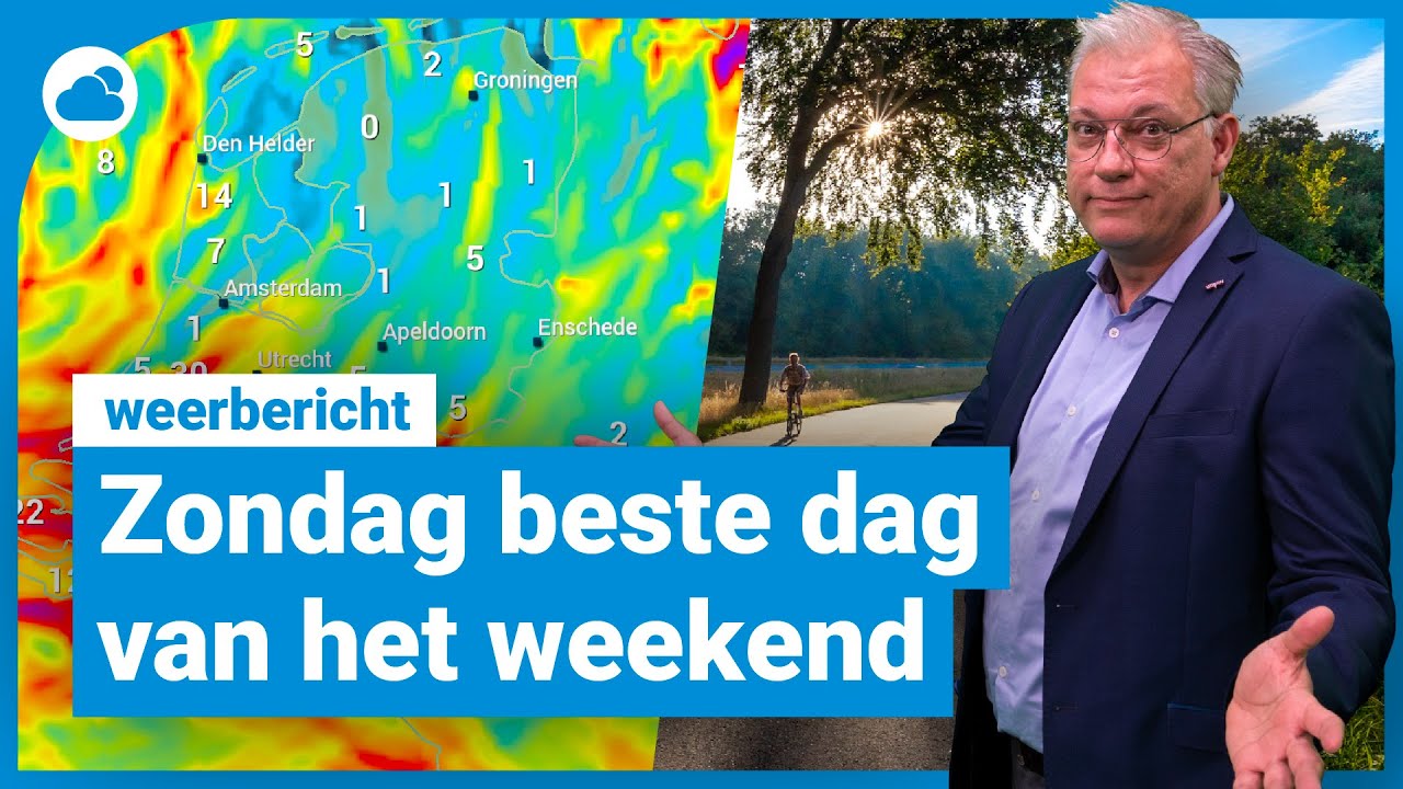Weekend weerbericht: regionaal veel neerslag