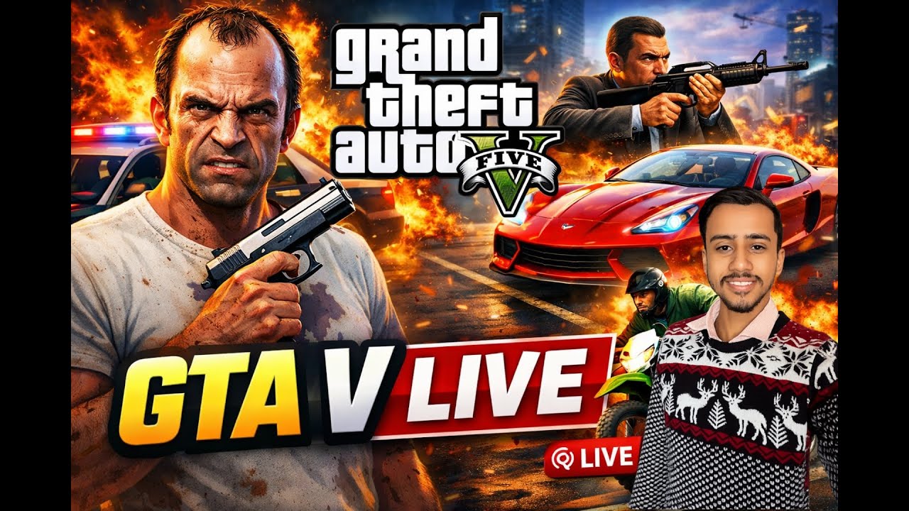 GTA 5 LIVE STREAM |ROAD TO MORE SUBSCRIBER |  #GTA5 #GAMING #GTAONLINE #PCGAMING #GTAV