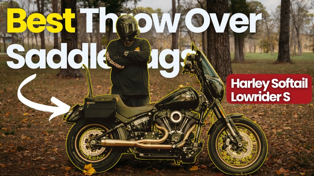 Лучшие накладные мотоциклетные кофры для Harley Softail Low Rider S FXLRS | Обзор Viking Patriot
