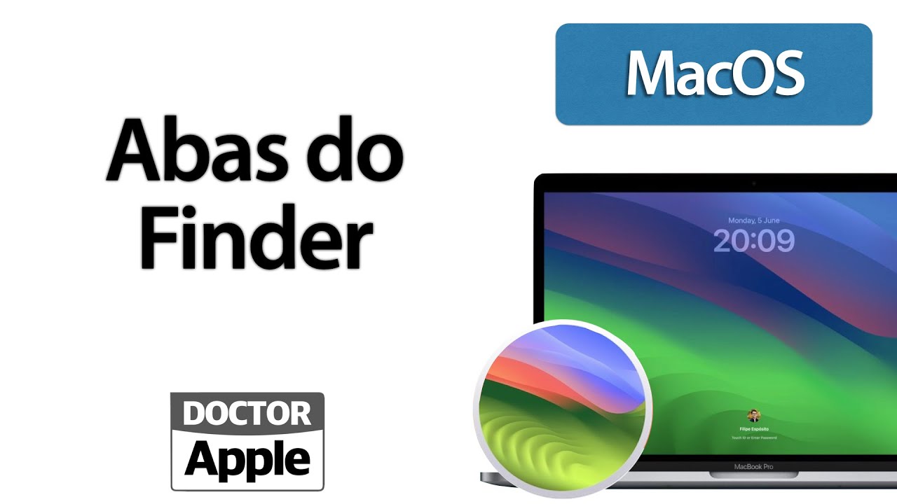 Curso Apple Mac - Abas ou Tabs do Finder