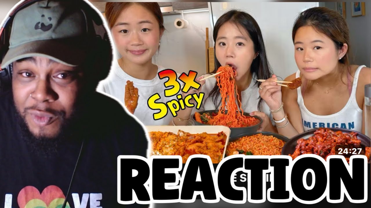 HA SISTERS Rated ALL OF THE SPICIEST KOREAN FOOD!! *hot* | REACTION
