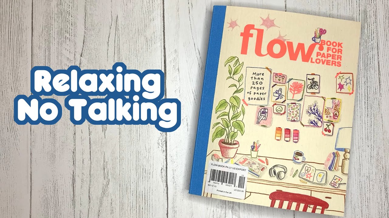 Flow Book for Paper Lovers - Silent Relaxing Flip Through