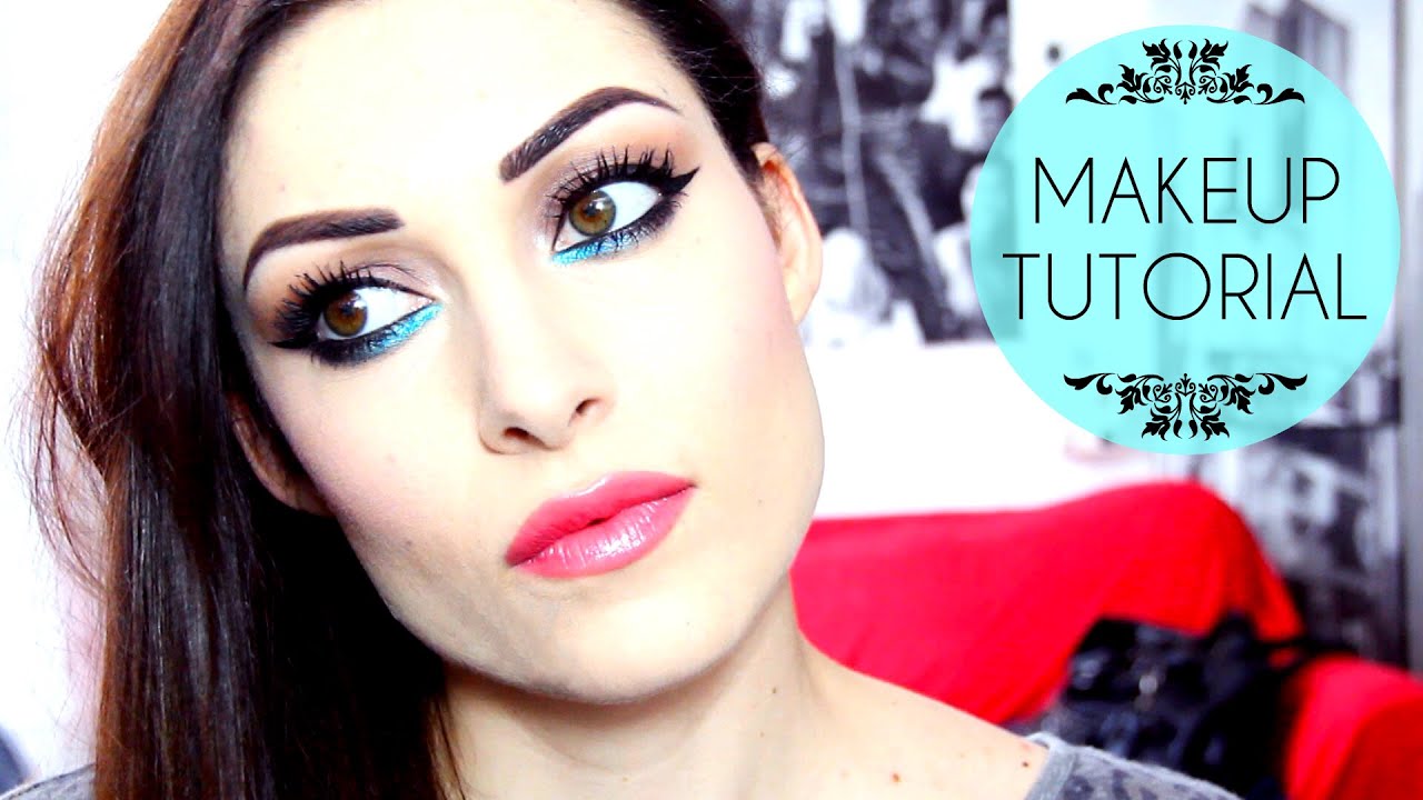 MAKEUP con ACCENTO TURCHESE! | CherylPandemonium