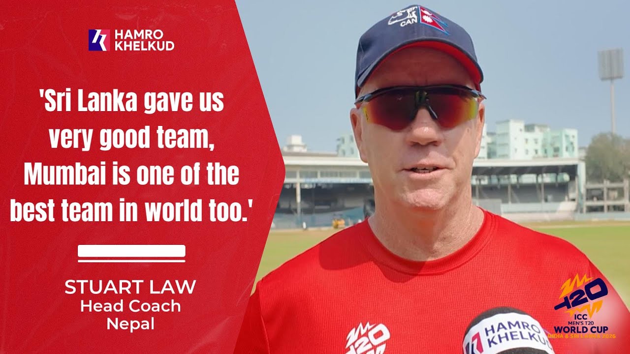Head Coach Stuart Law on Nepal's preparation in Sri Lanka and India ahead of T20 World Cup