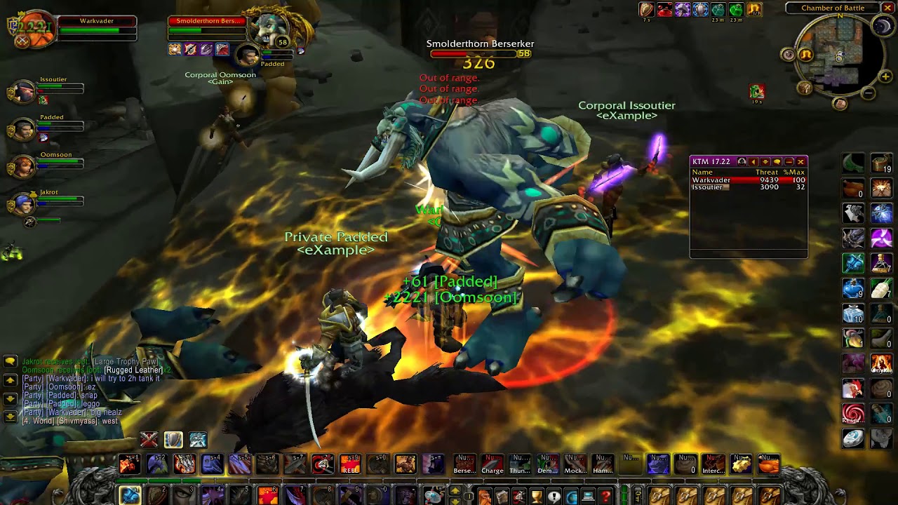 Tanking with a 2 hander in LBRS