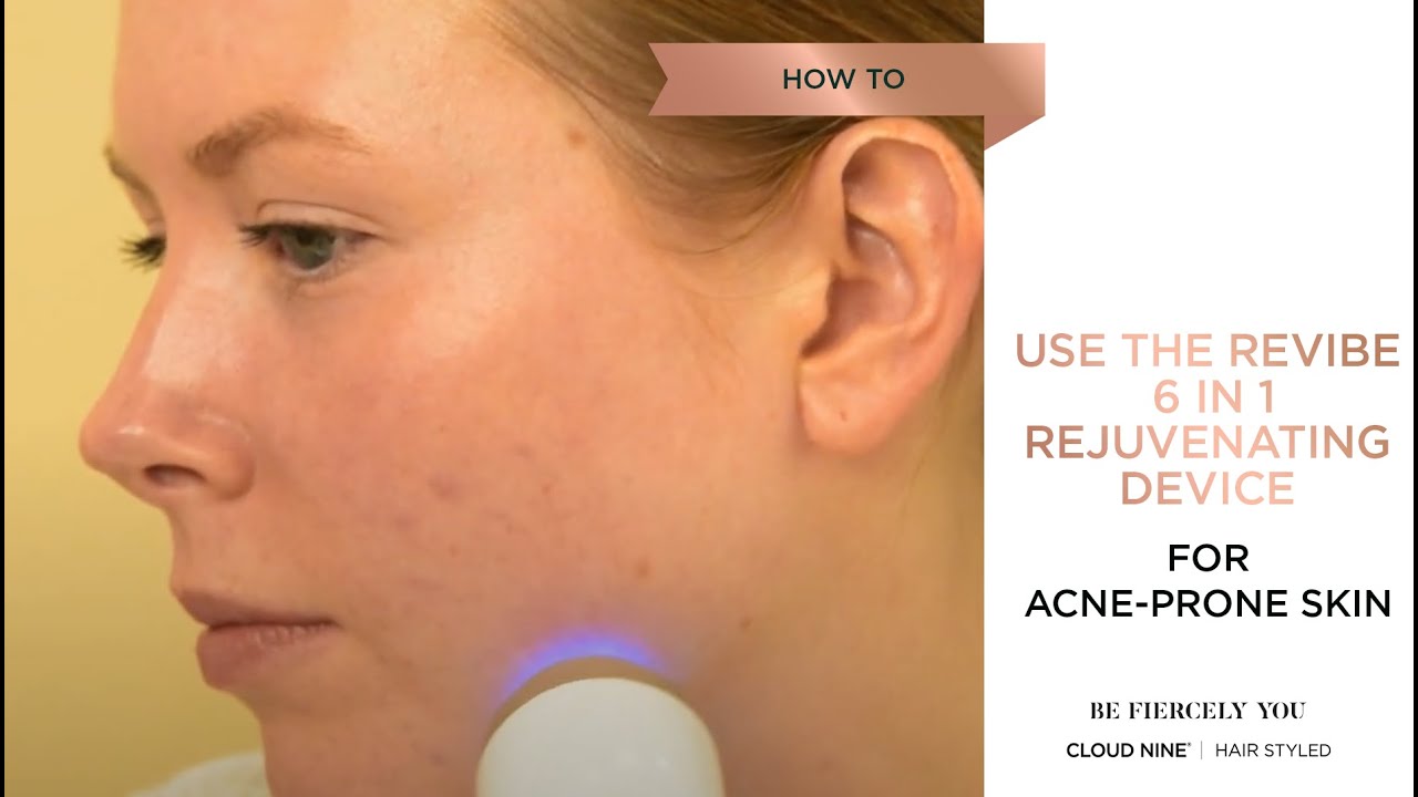 How to use the ReVibe 6 in 1 Rejuvenating Device For Acne Prone Skin // CLOUD NINE BEAUTY