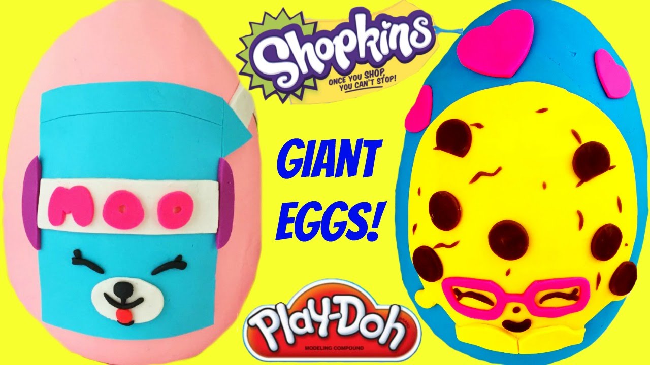 SHOPKINS PLay-Doh Egg Surprise Compilation