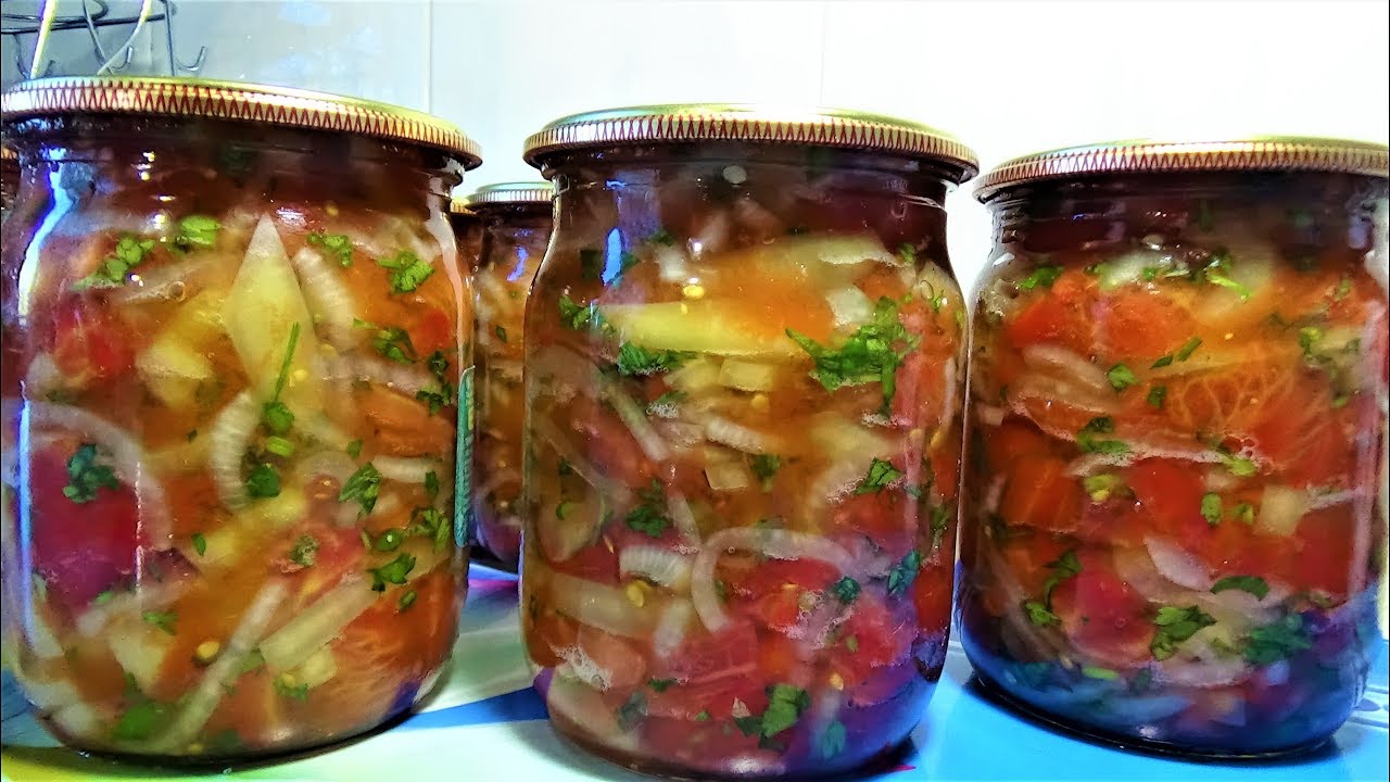 Салат на Зиму без УКСУСА  Обалденный вкусный рецепт