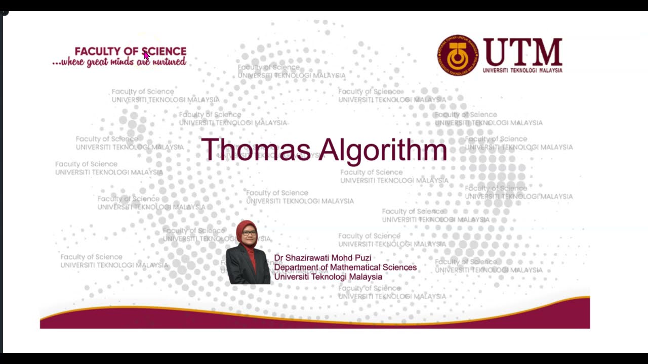 Thomas Algorithm