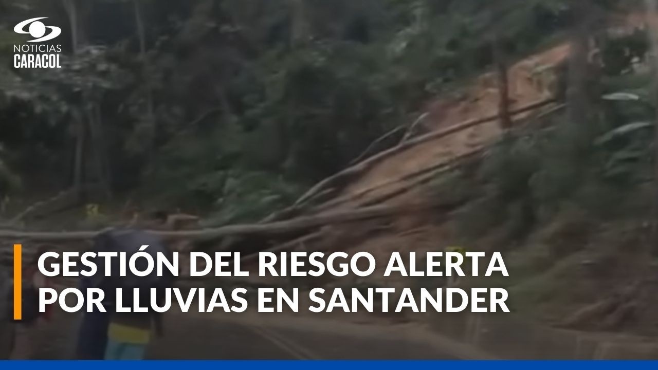 Lluvias en Santander dejan inundaciones, 120 familias afectadas y 10 municipios en alerta roja