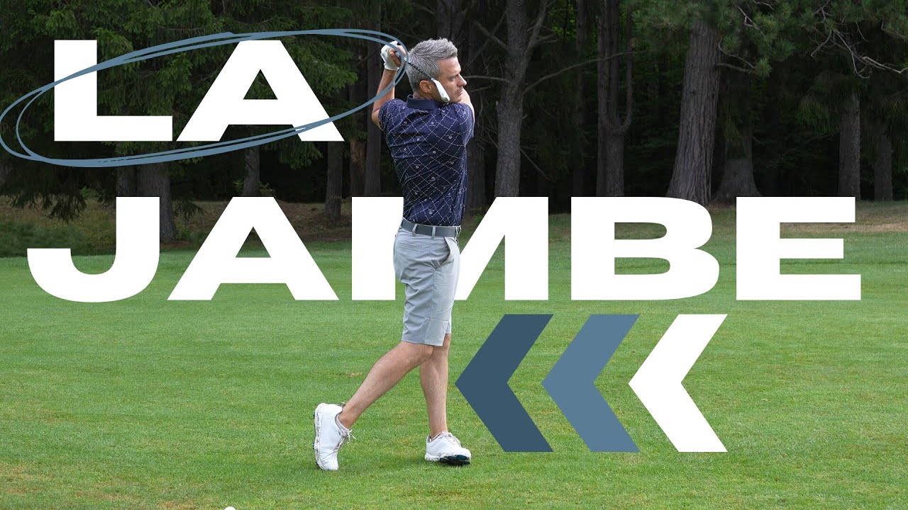 Comment les jambes doivent travailler lors de l'impact avec la balle au golf!
