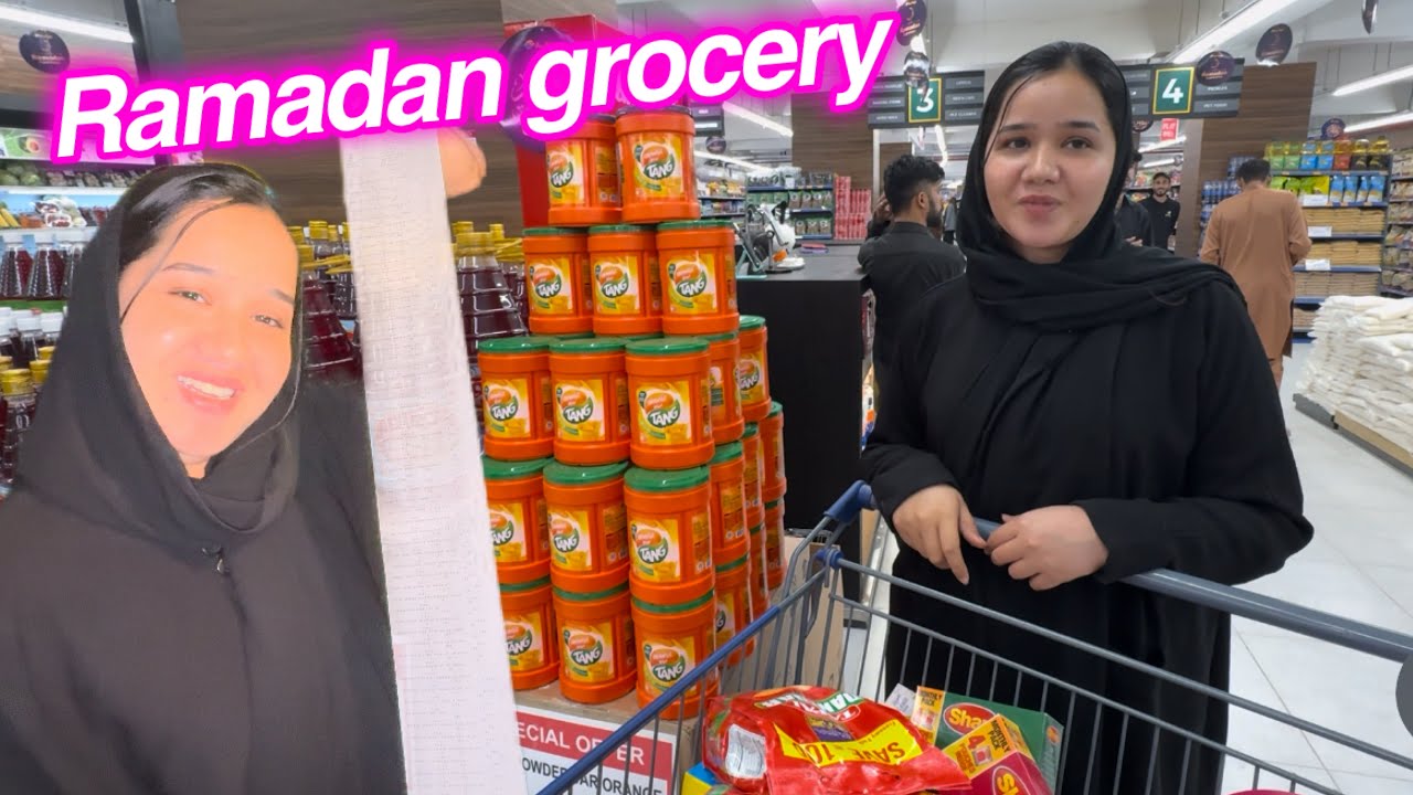 Ramadan grocery shopping | new crockery | Itna lamba bill bn gya | sitara yaseen