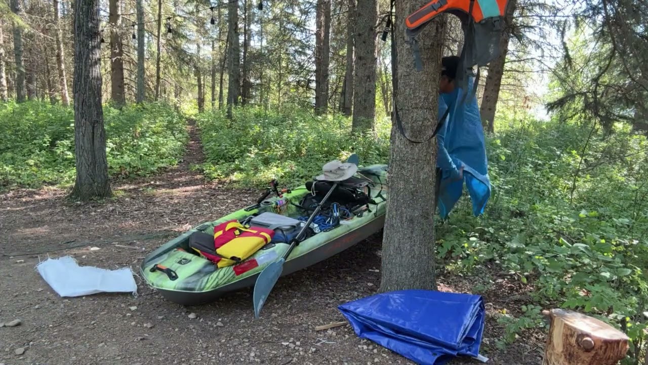 Peaceful Days at Cross Lake | Kayaking, Camping & Campfires