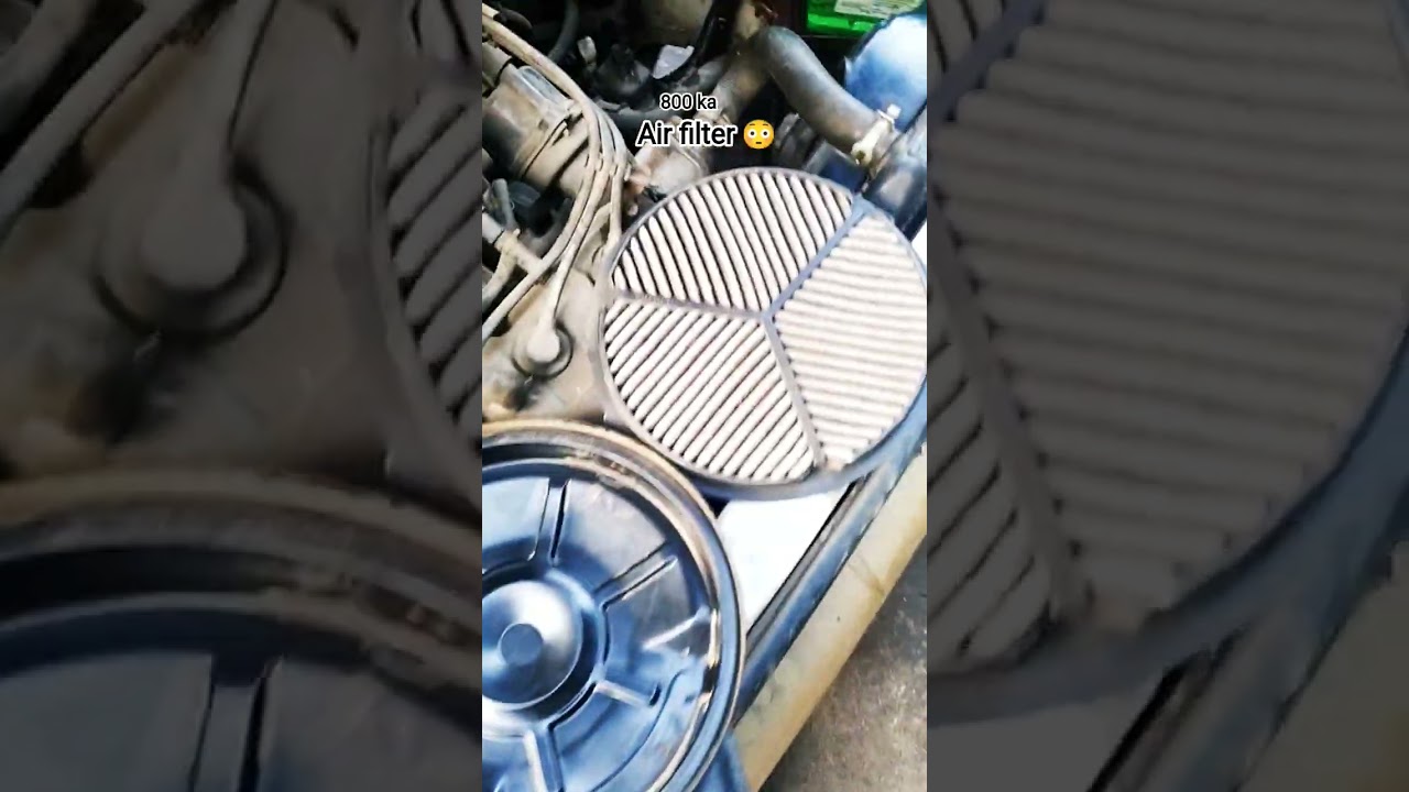 car service. clean air filter 😲😳  