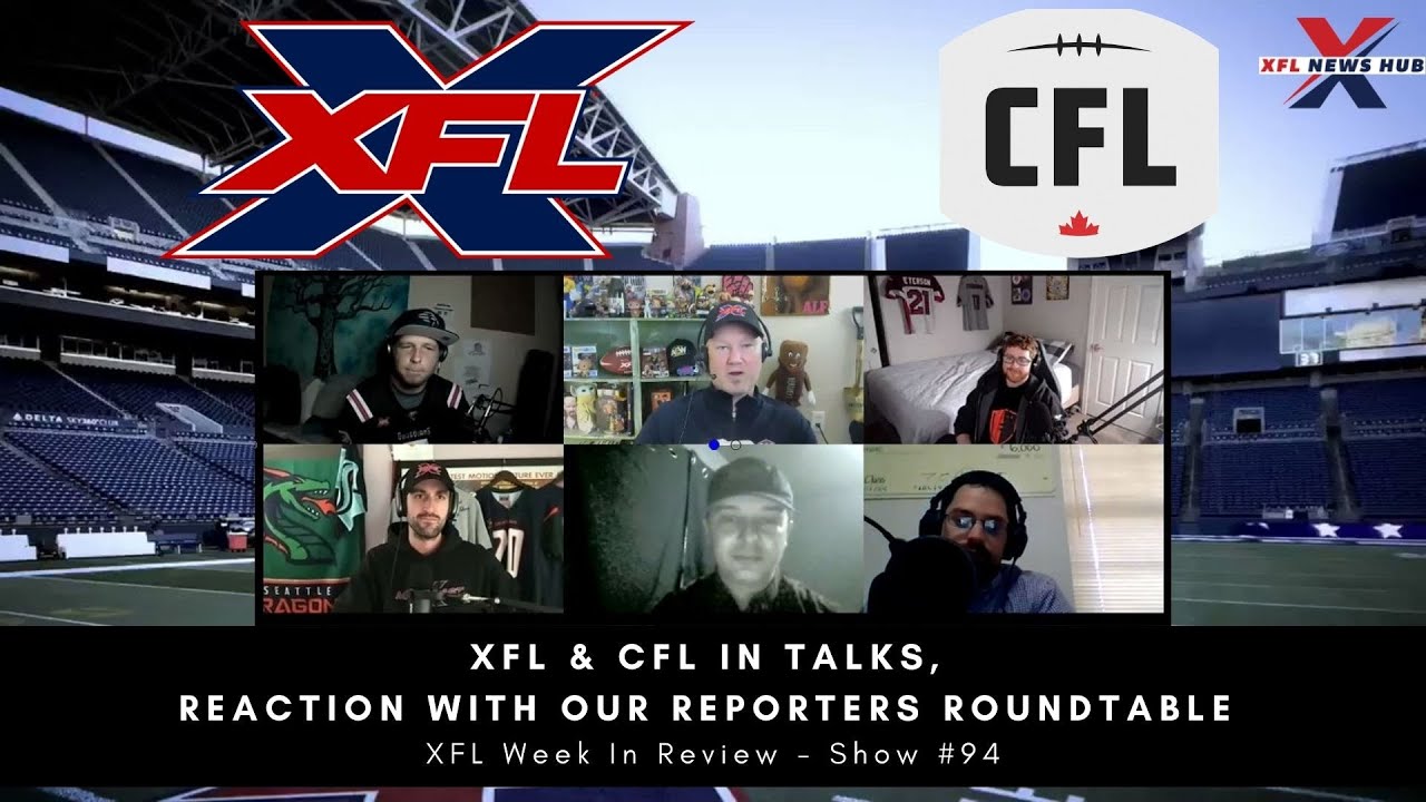 XFL & CFL In Talks, Reaction With Our Reporters Roundtable | XFL Podcast