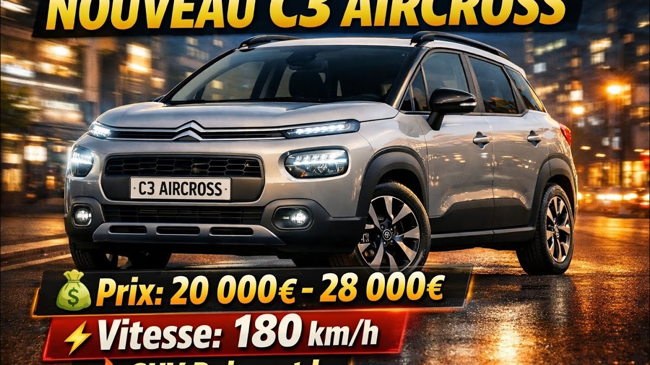 Citroën C3 Aircross 2024 : Prix, Vitesse et Moteur – Le SUV Compact Idéal ?
