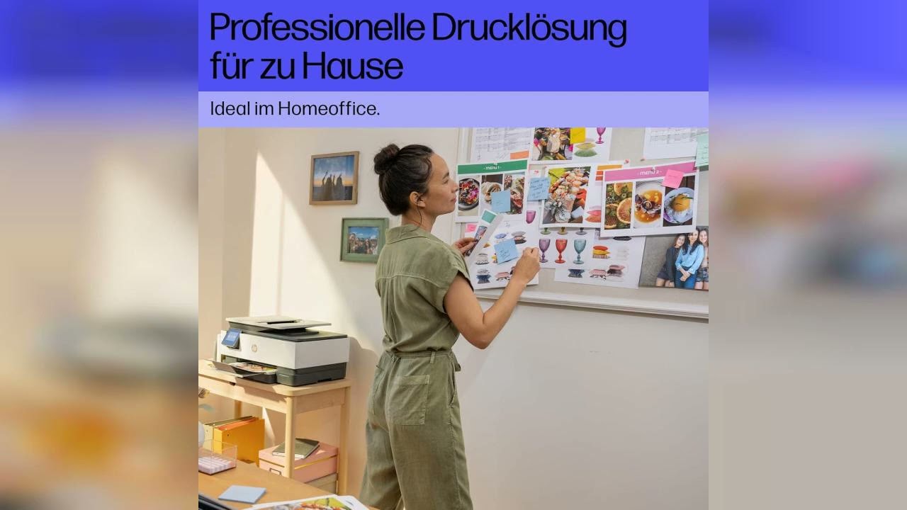 Rezension: HP OfficeJet Pro 8122e Multifunktionsdrucker, 6 Monate gratis drucken Instant Ink inkl...
