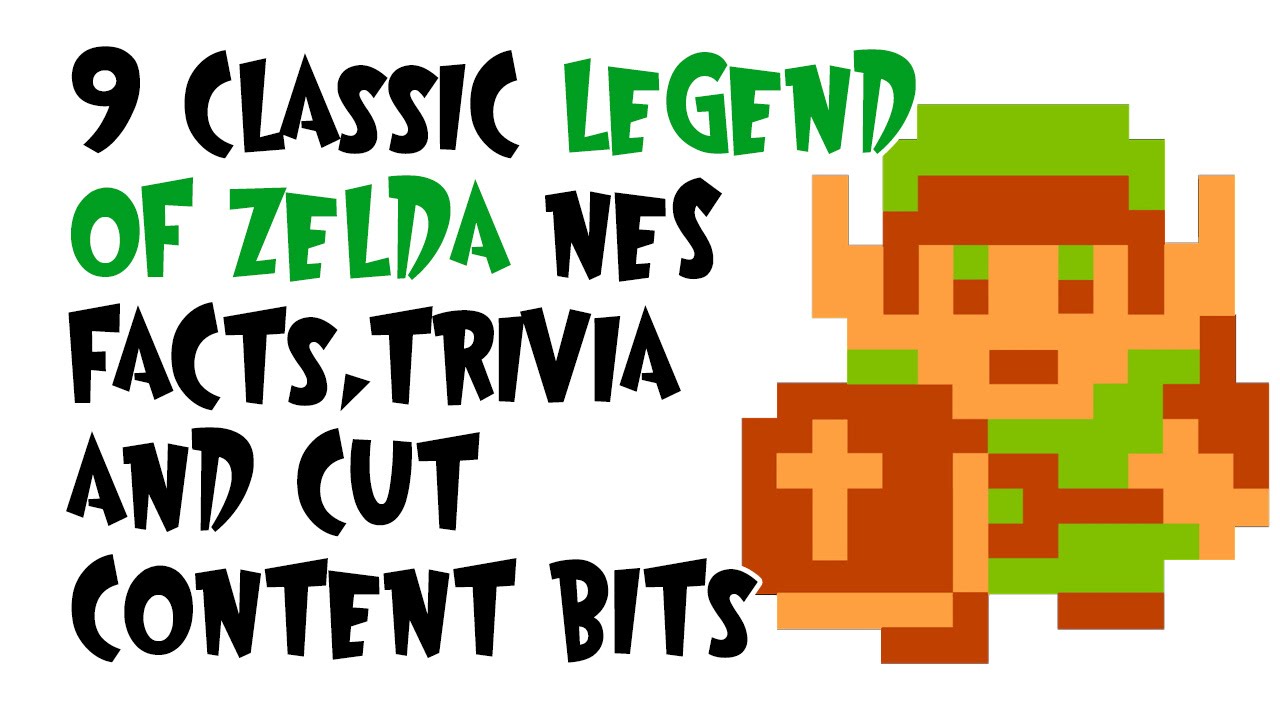 9 Classic Legend of Zelda NES Facts, Trivia and Cut Content bits