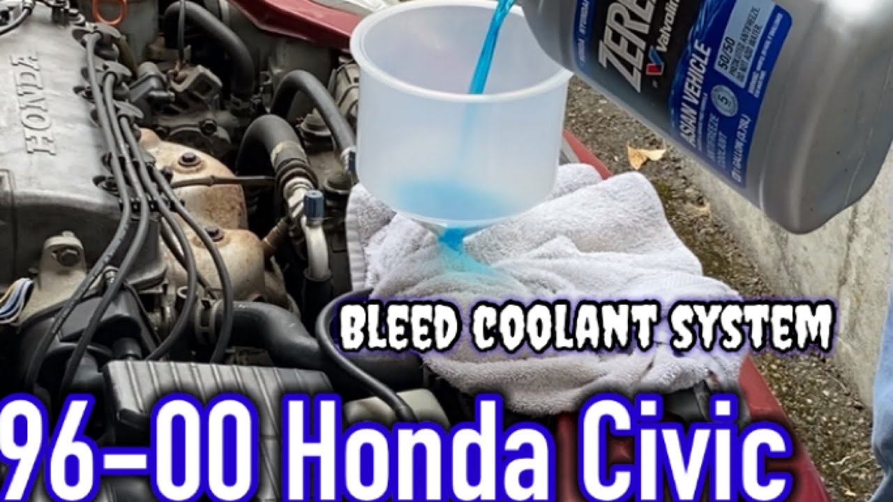 1998 Honda Civic Coolant System Bleed