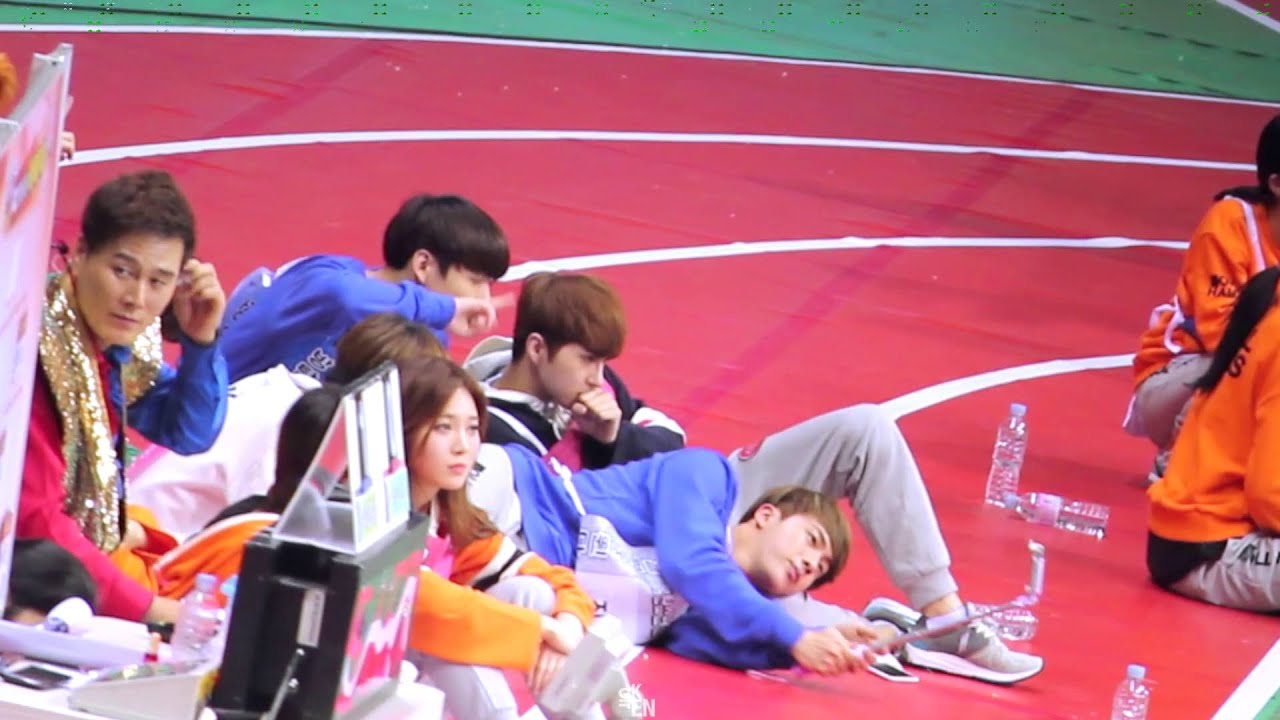 160118 ISAC 아육대 셀카 타임! ♡ 92라인 켄, 진 (feat. 혁+정국+지민+민혁)