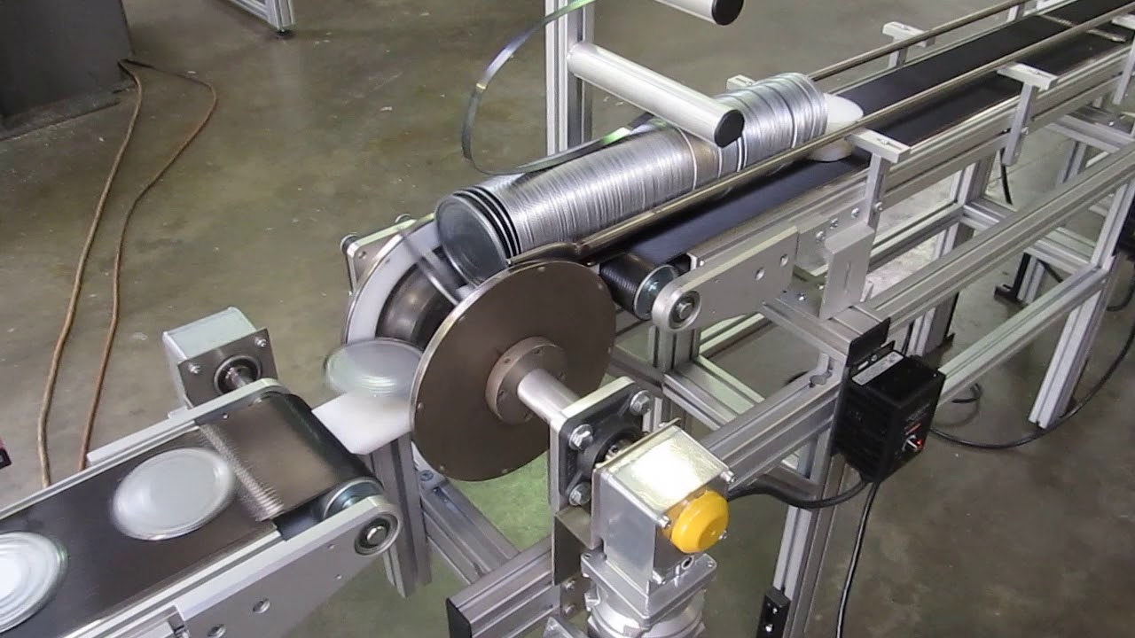 Case Automation destacking &  inspection conveyor