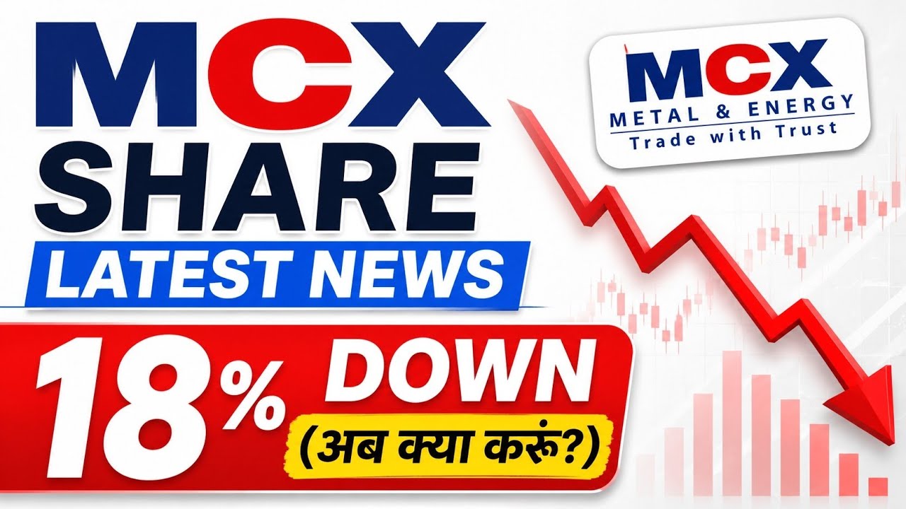 MCX SHARE LATEST NEWS 🚨 18% DOWN 
