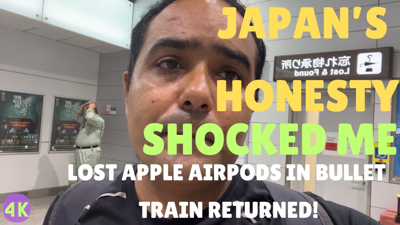 Going to Osaka JR Lost & Found Office, I lost my Apple AirPods in Shinkansen