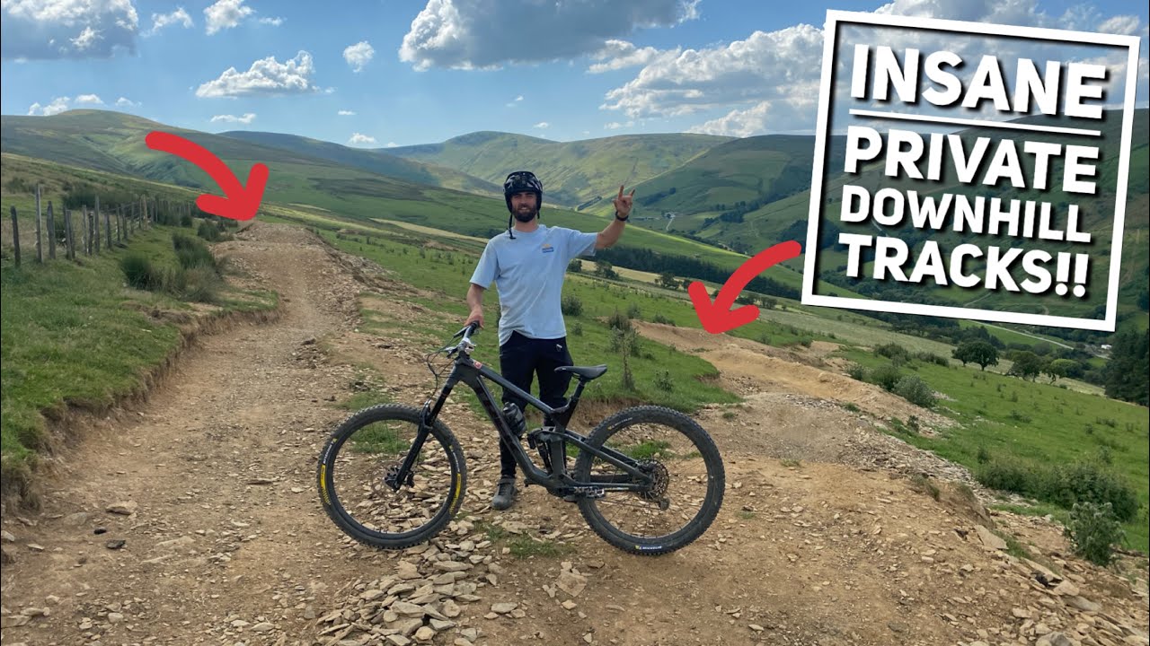 WE GOT INVITED TO RIDE SOME INSANE PRIVATE DOWNHILL TRACKS!!