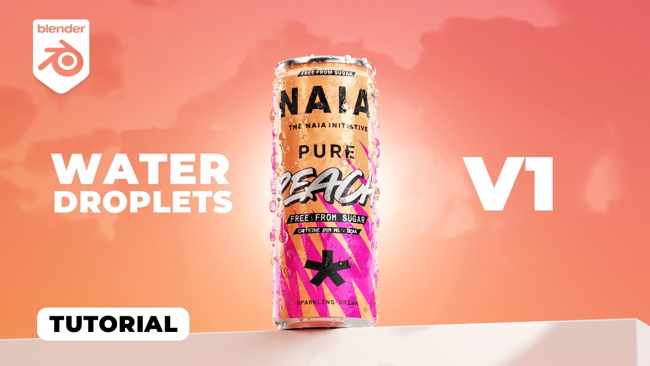 КАК СДЕЛАТЬ «КАПЛИ ВОДЫ» В BLENDER 4.0 (УЗЕЛ ГЕОМЕТРИИ) V1 — УЧЕБНОЕ ПОСОБИЕ