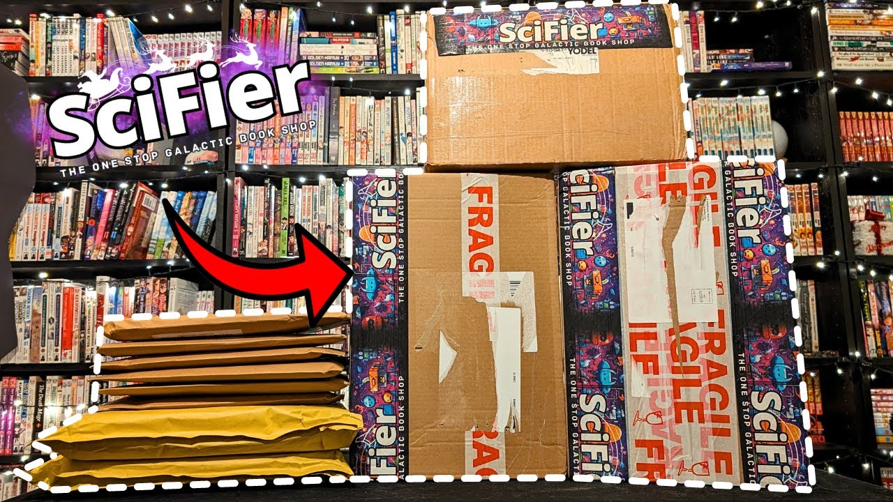 ✨ SciFier Manga Unboxing ✨ ~ Second Hand and Great Deals (✿◡‿◡)
