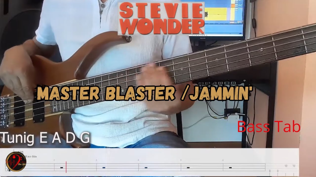 Stevie Wonder-Master Blaster /Jammin' (Cover Bass+tab)(Play Along)