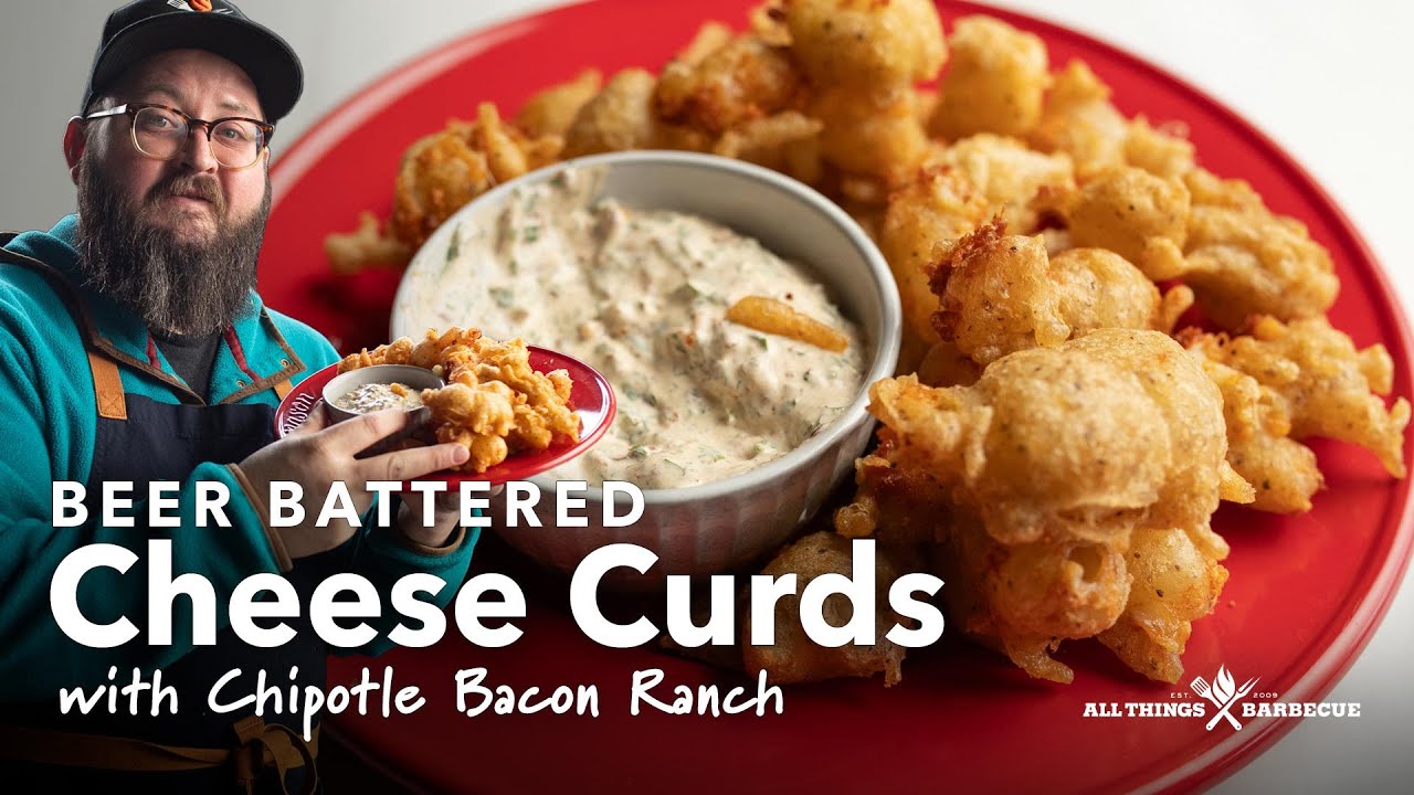 Smoked Fried Cheese Curds With a Secret Sauce!