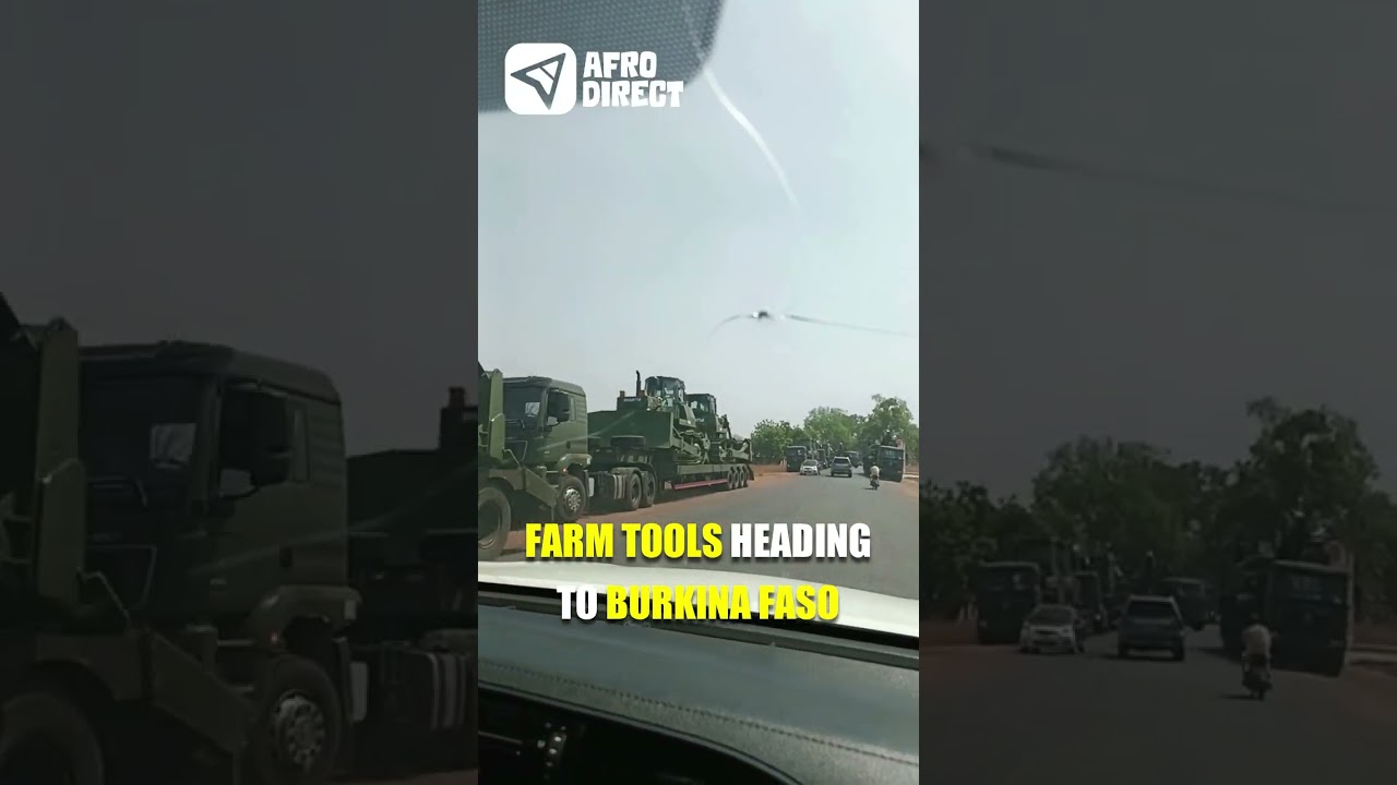 Farm tools and equipment heading to Burkina Faso from Ghana. #ghana #burkinafaso #ibrahimtraor&eacute;