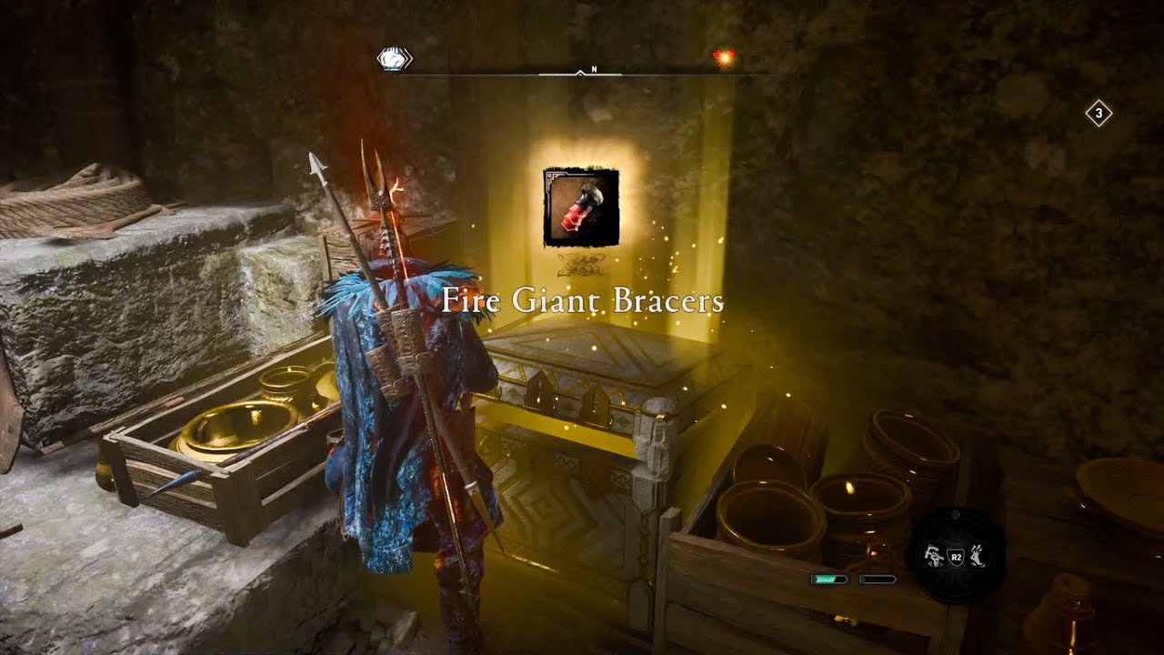 Uldar - Fire Giant Bracers - Gullnamar - Wealth - Armour - Dawn of Ragnarok - AC Valhalla