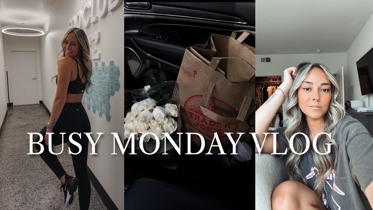 MONDAY WORK VLOG: grocery shopping on a budget Trader Joe’s and Whole Foods