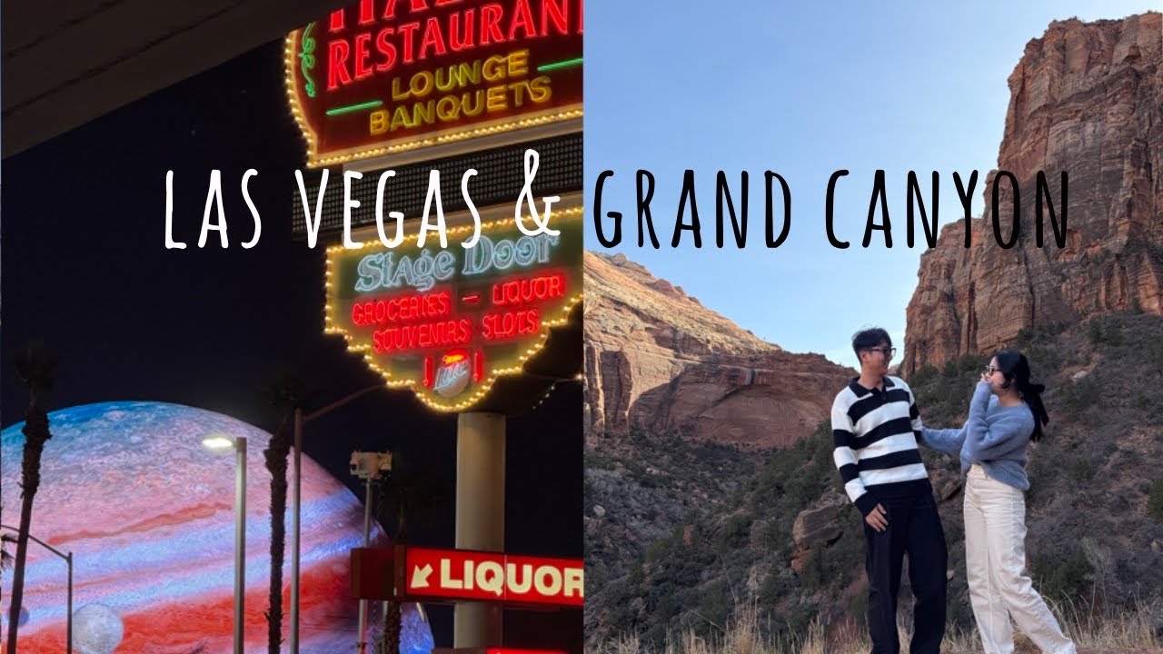 신혼여행으로 떠난 라스베가스 스피어, 그랜드 캐니언 투어 