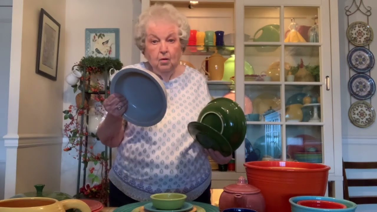#8.  Fiesta ware old and new