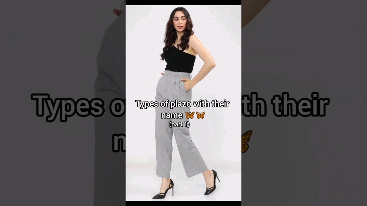 Types Of Plazo With Their Name (part1)🦋#ytshorts#shorts#outfit #style#fashion#beauty
