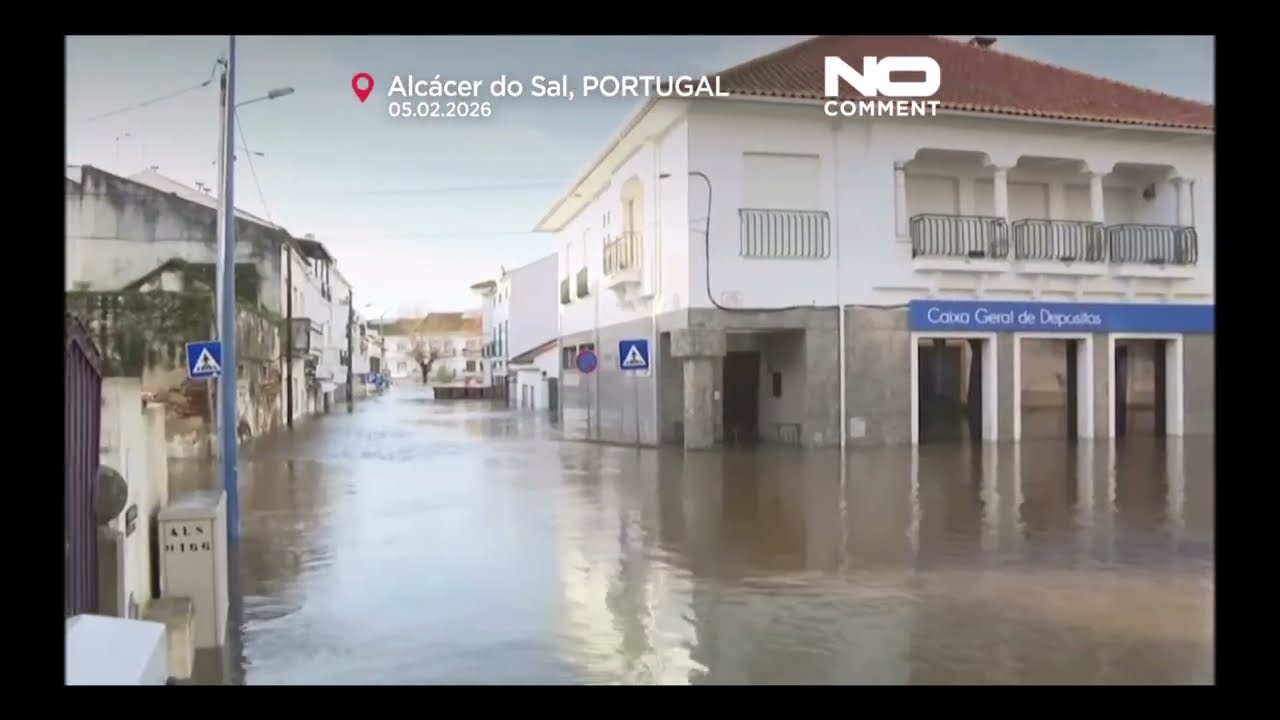 Portugal Floods, Storm Leonardo, 3,500 people forced to leave their homes