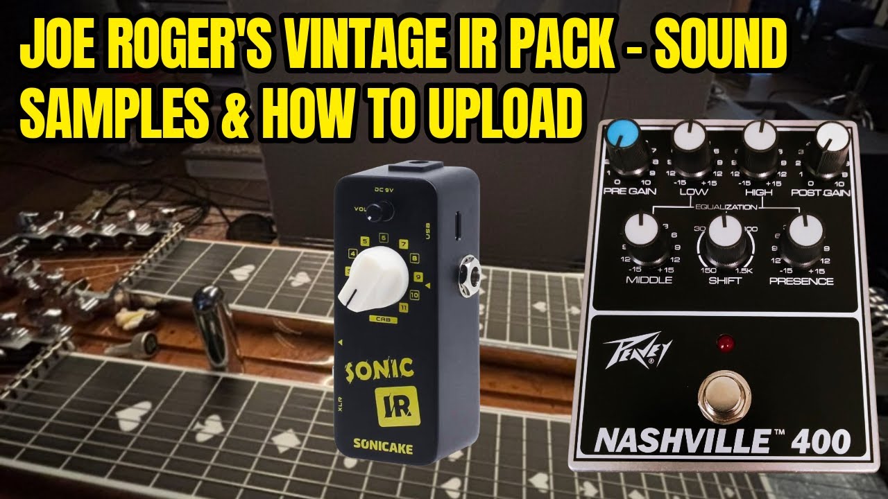 Peavey Nashville 400 Preamp with SonicCake (Joe Rogers IR's) for Running Direct / Pedal Steel Guitar