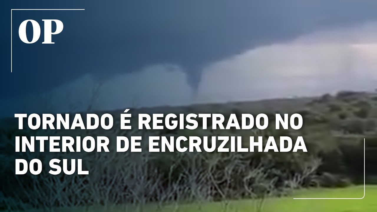 Tornado &eacute; registrado no interior de Encruzilhada do Sul