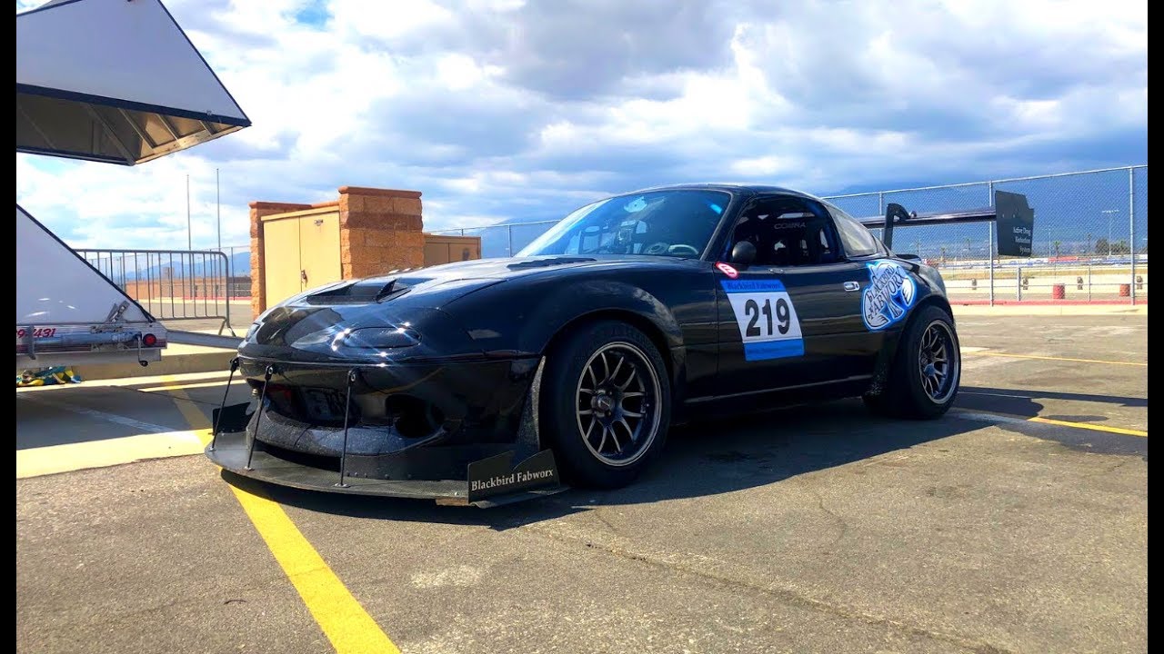 This INSANE 600HP Miata has F1 Drag Reduction! - (Track) One Take