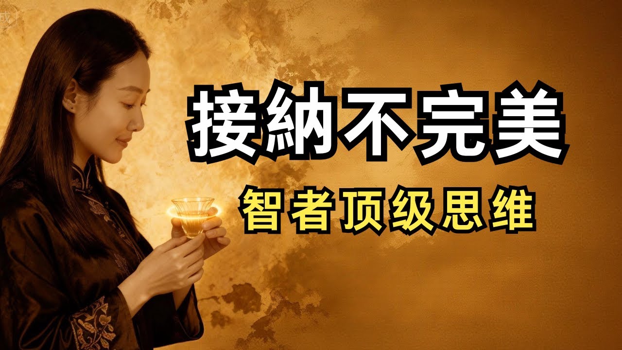 总是对自己不满意？停止内耗，学会「接纳不完美」的智慧 | 三个心法学会与不完美和解 | 心语