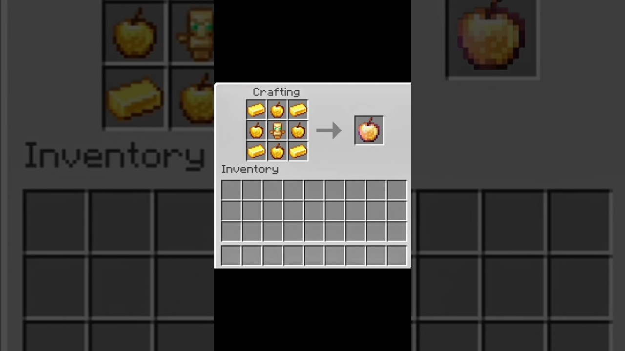 crafting Enchanted Golden Apple 