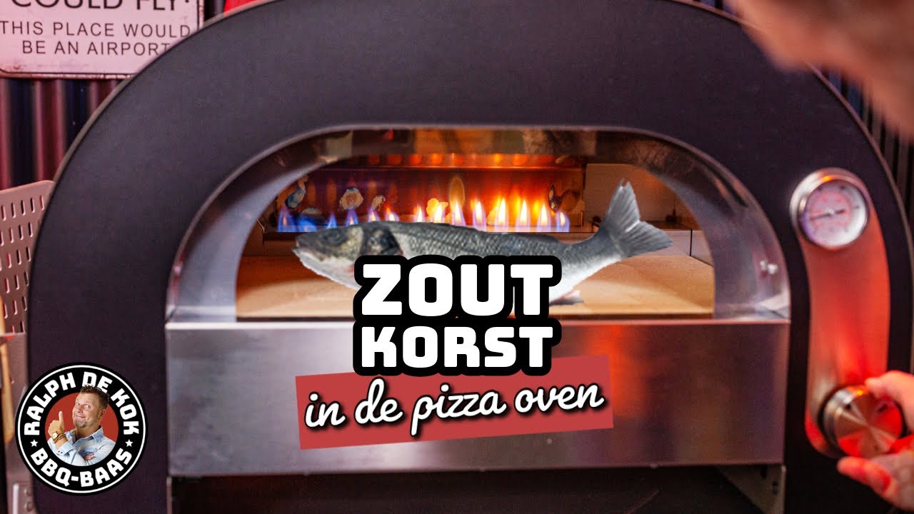Ik gebruikte mijn pizzaoven voor de eerste keer, en dit is wat er gebeurde… Zeebaars in zoutkorst!
