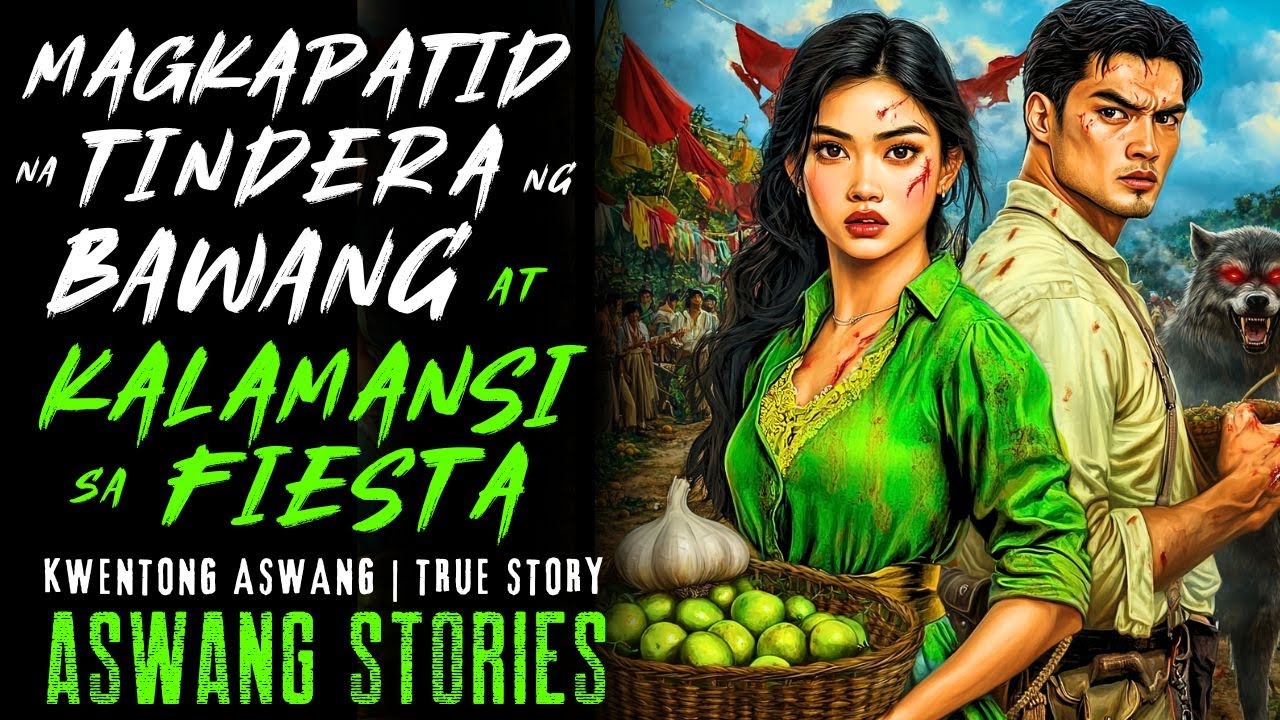 MAGKAPATID NA NAGTITINDA NG BAWANG AT KALAMANSI SA FIESTA NG NAYON I Kwentong Aswang I True Story